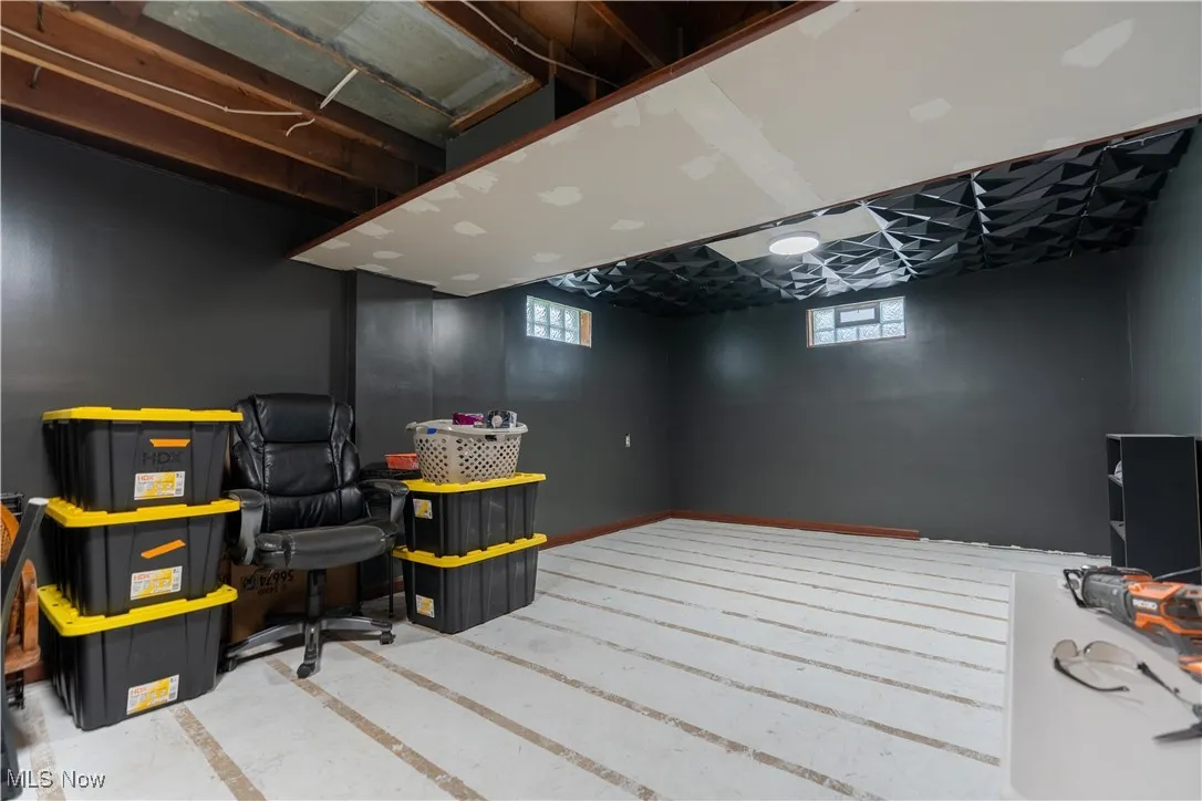 Rec Room was in the process of being remodeled into a Theatre Room