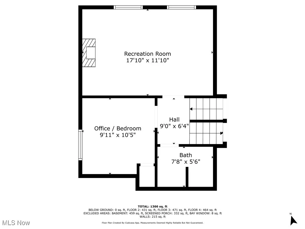 View of room layout