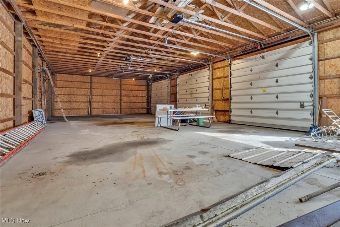 inside of garage