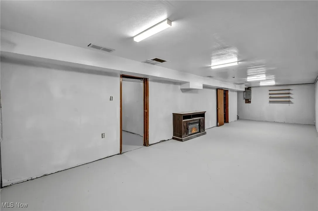 View of finished below grade area