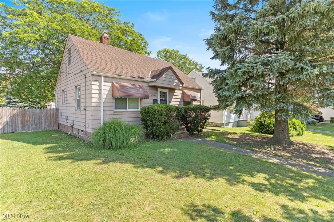 Front of corner lot