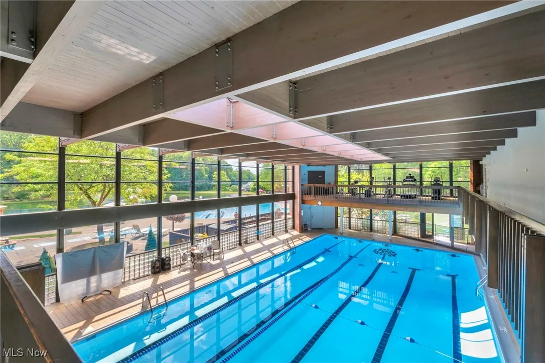 View of indoor pool