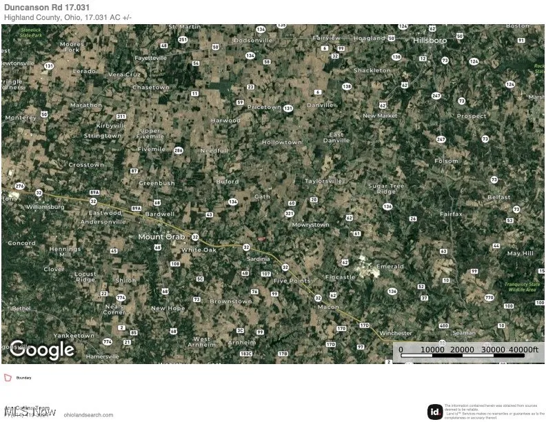 Map of property location
