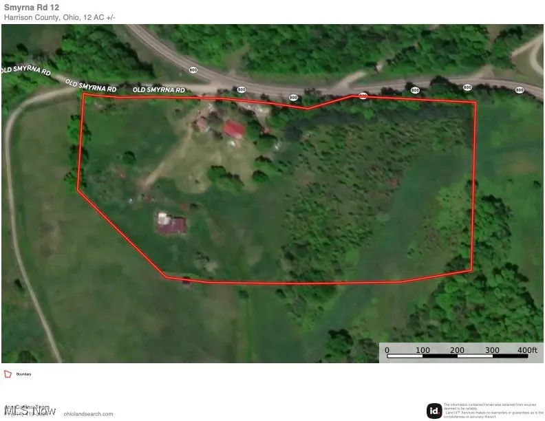 Map of property location featuring property boundaries highlighted