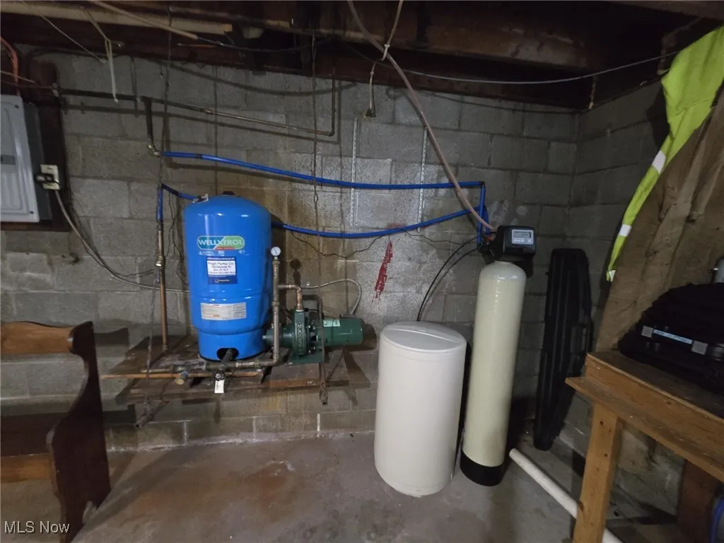 Utility room featuring electric panel