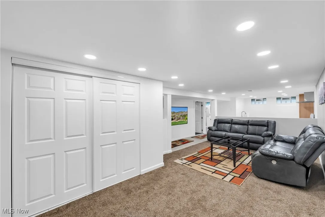 Basement living area