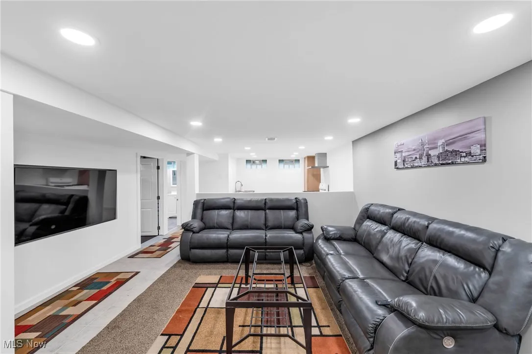 Basement living area
