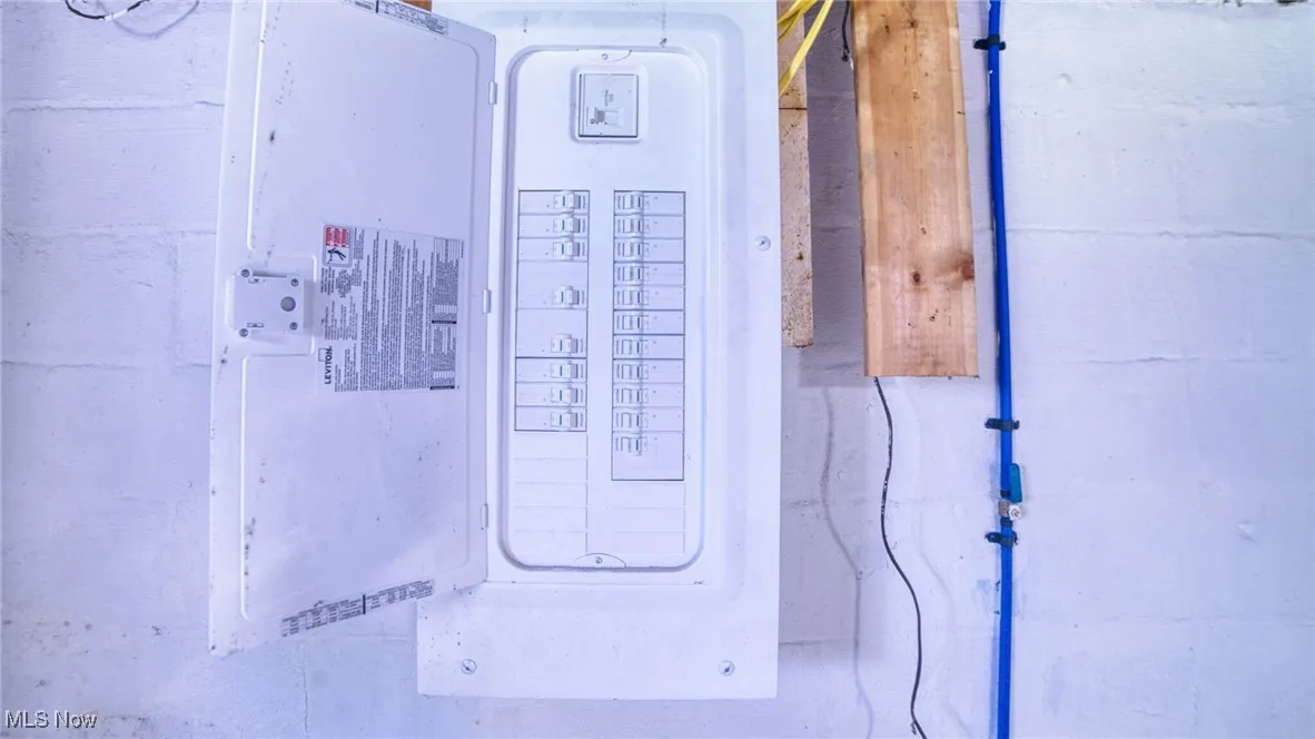 Utility room with electric panel