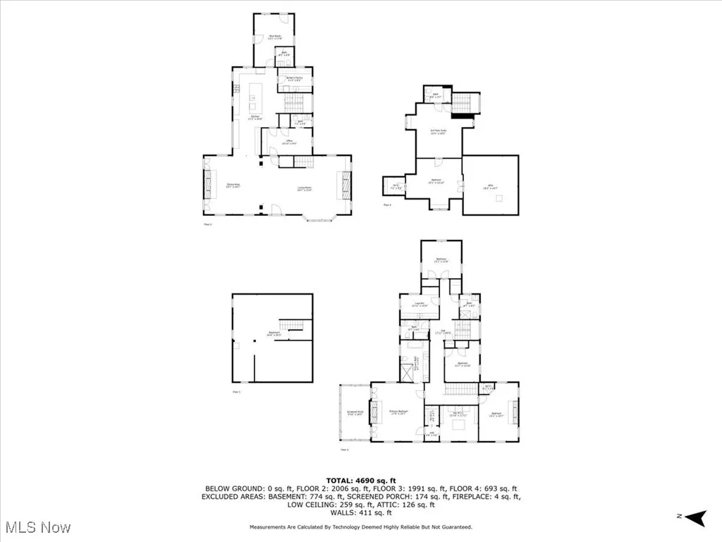 View of floor plan / room layout