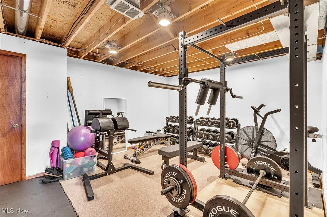 View of exercise area