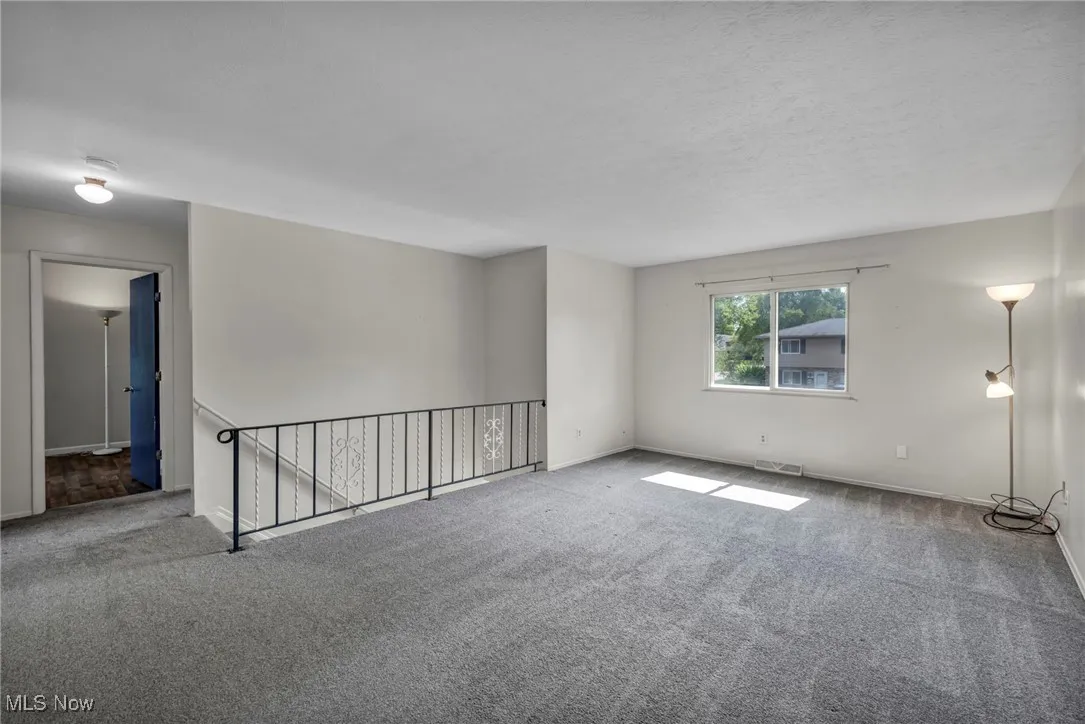 Carpeted living room
