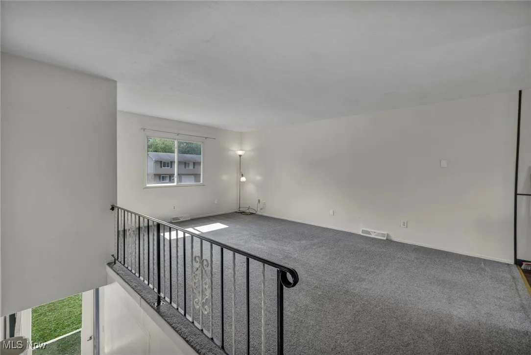 Carpeted living room
