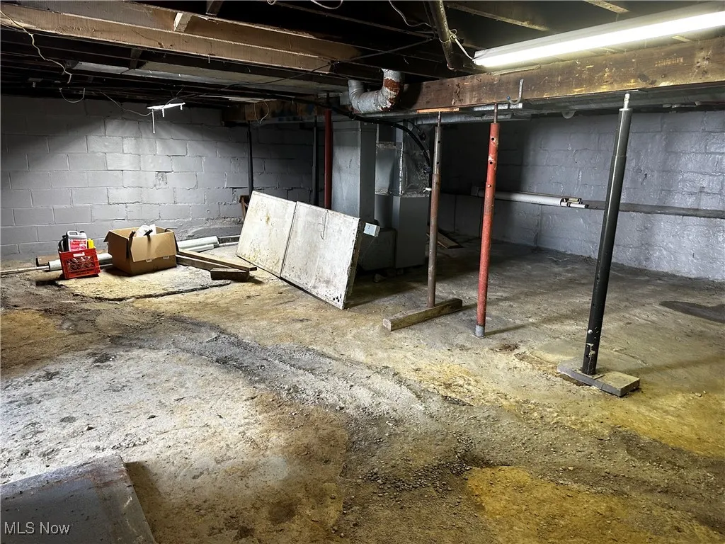 Unfinished basement