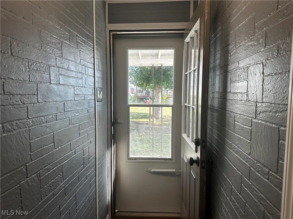 Back porch entrance door