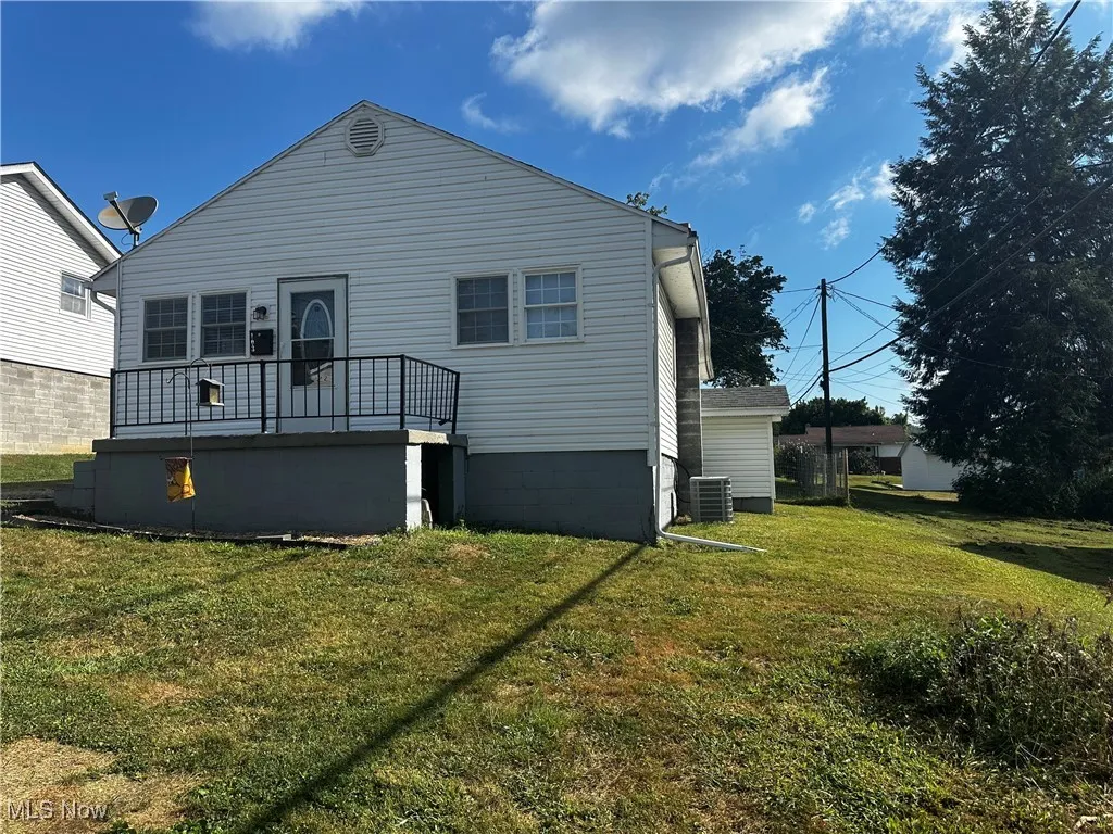 Front of house and side yard