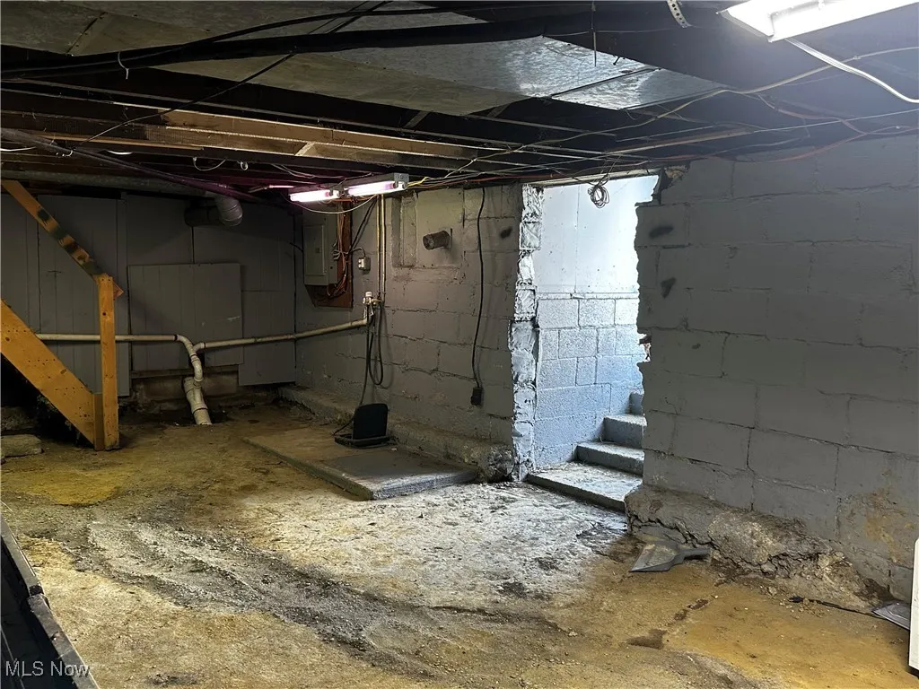 Unfinished basement