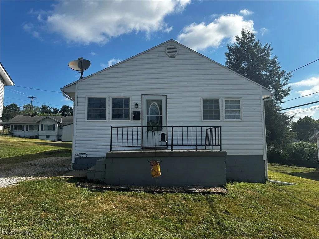Front of house with porch
