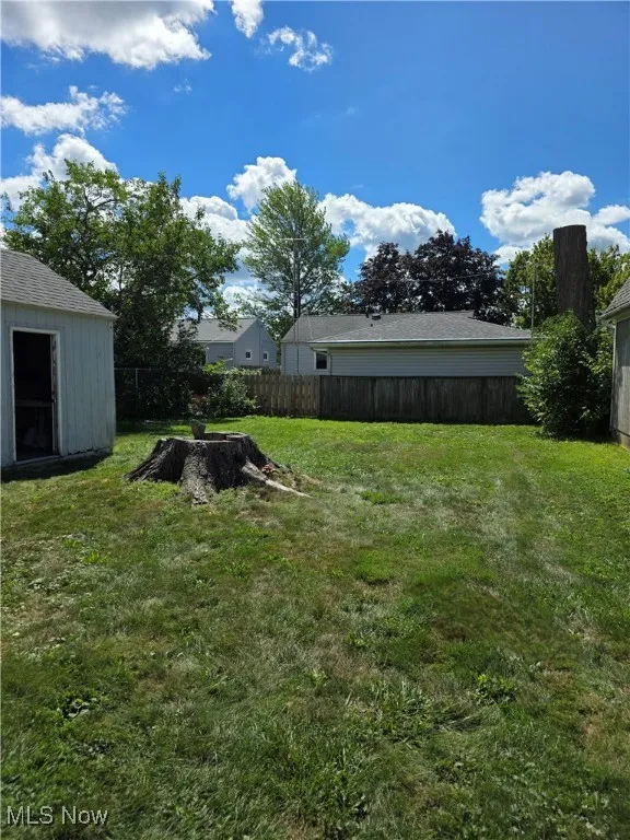View of yard