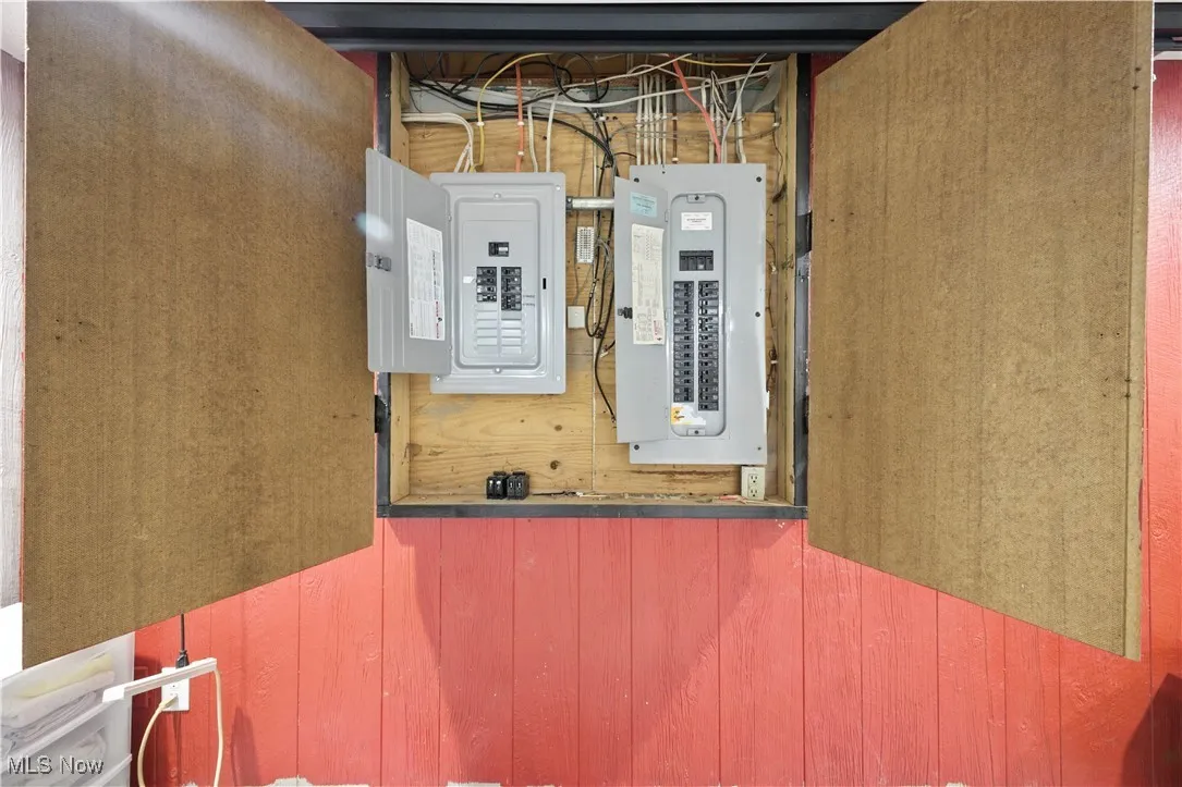 Utility room featuring electric panel