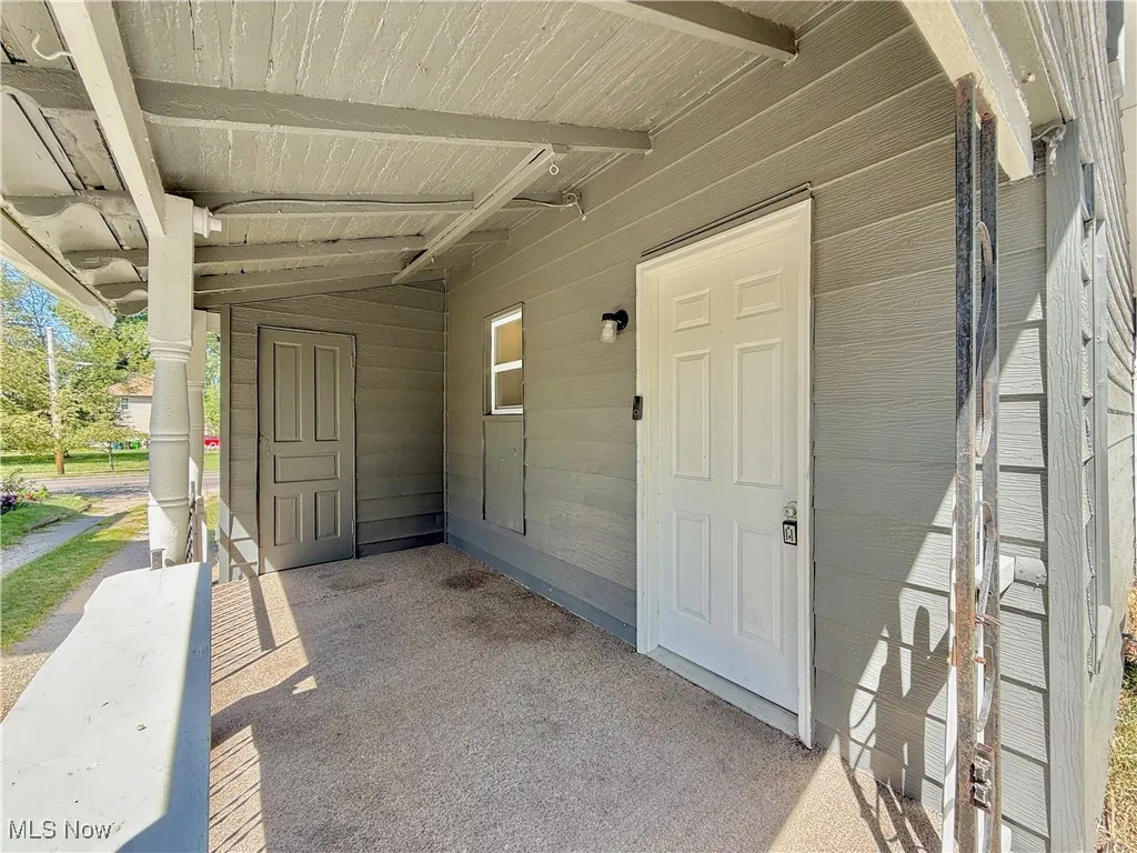 Rear porch