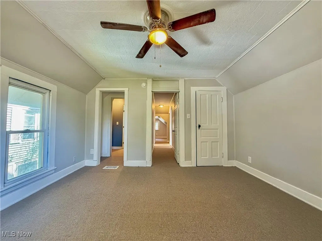 Upper bedroom view to bathroom