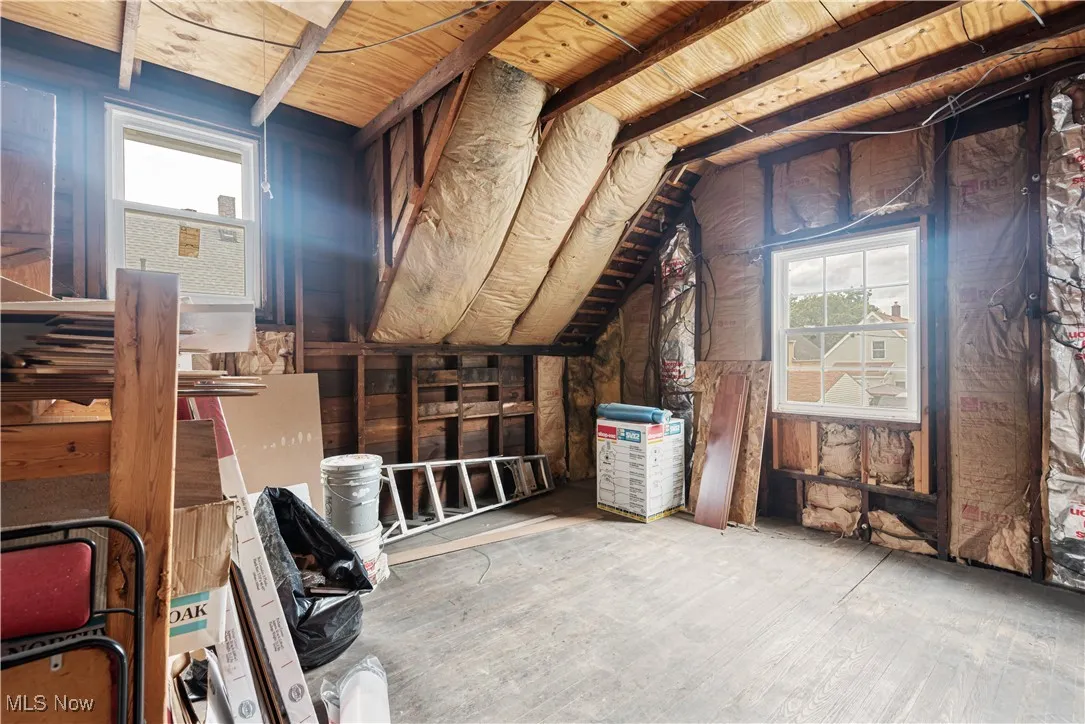View of attic