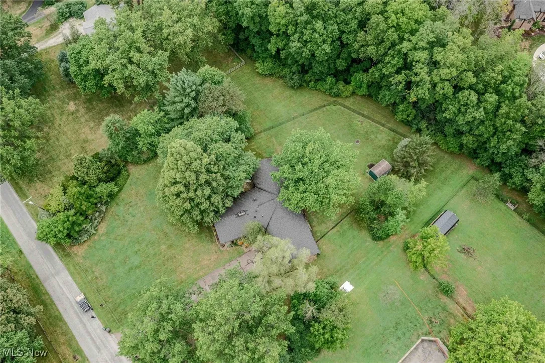 Aerial view of property and surrounding area