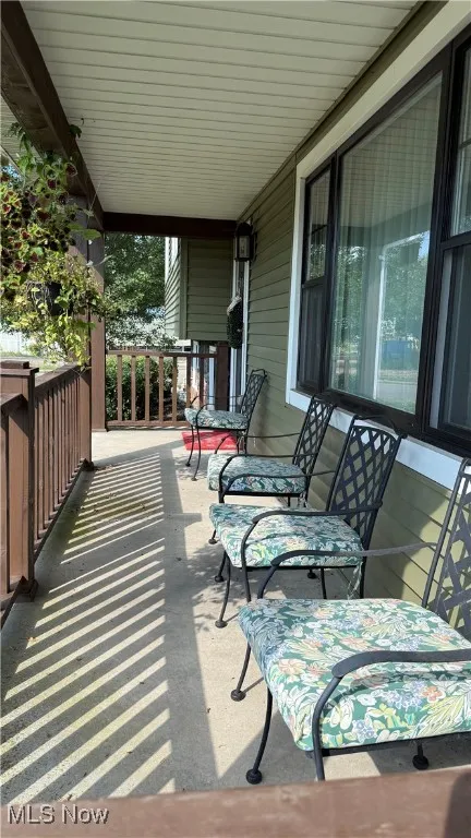 Large covered front porch