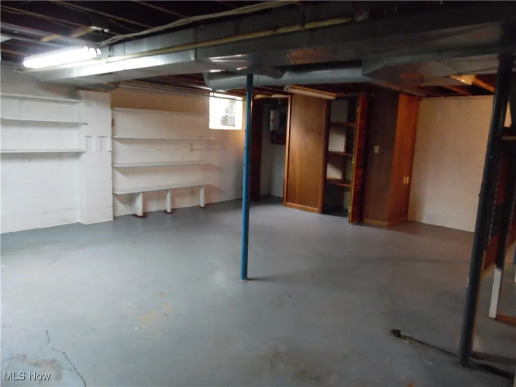 View of basement