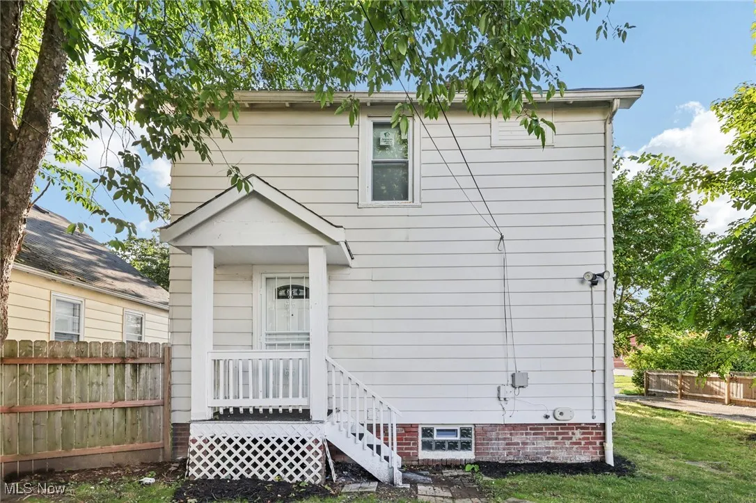 Back of property