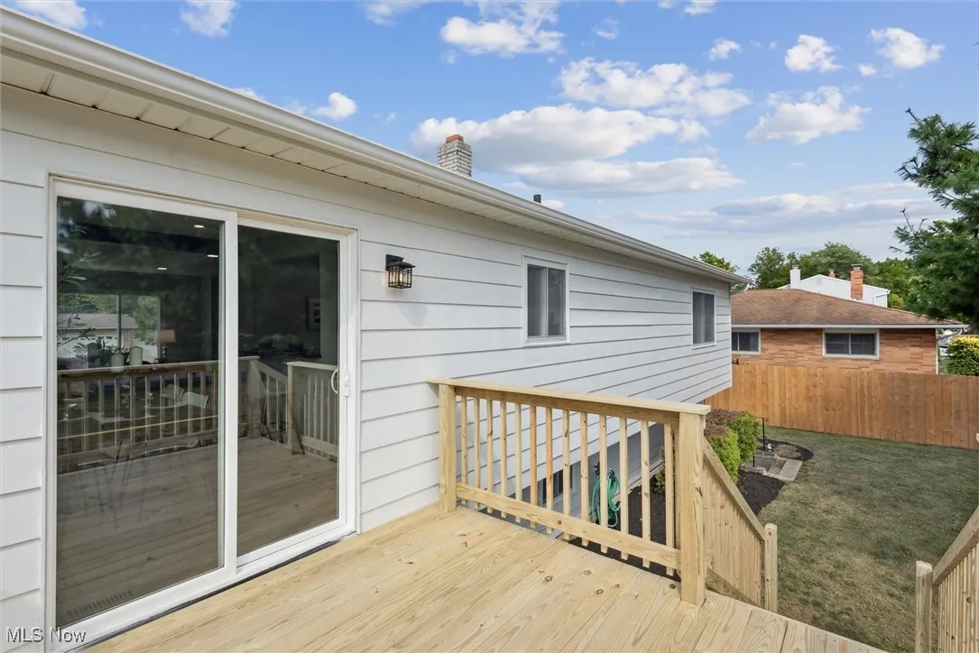 View of deck