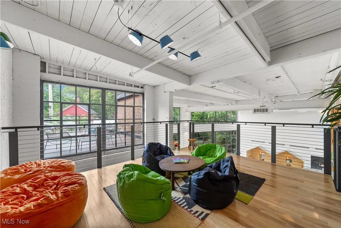 Second floor community lounge space
