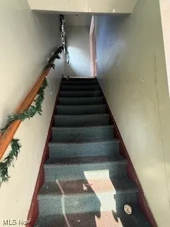 View of stairway