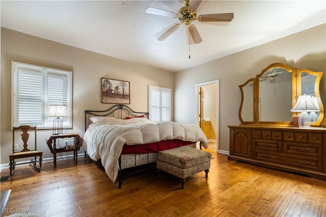 Master bedroom on the first floor