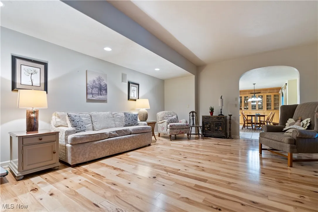 Great room - Beautiful flooring and neutral colors.