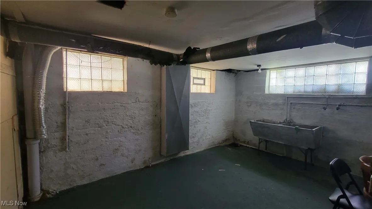 Below grade area with healthy amount of natural light