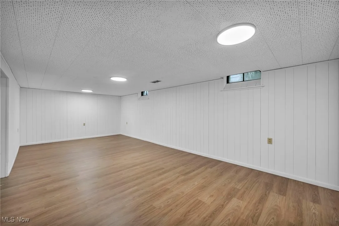 Finished basement space