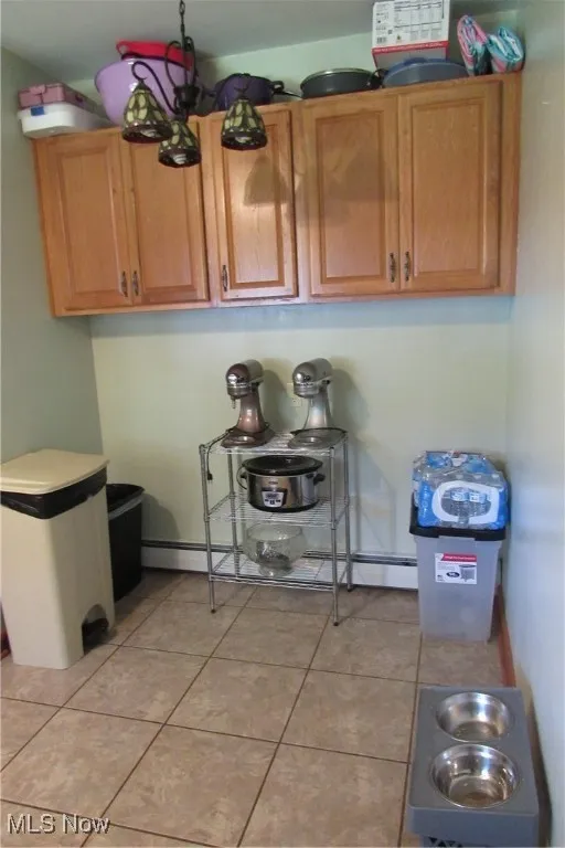 This area offers space for a small table, island or additional counter.