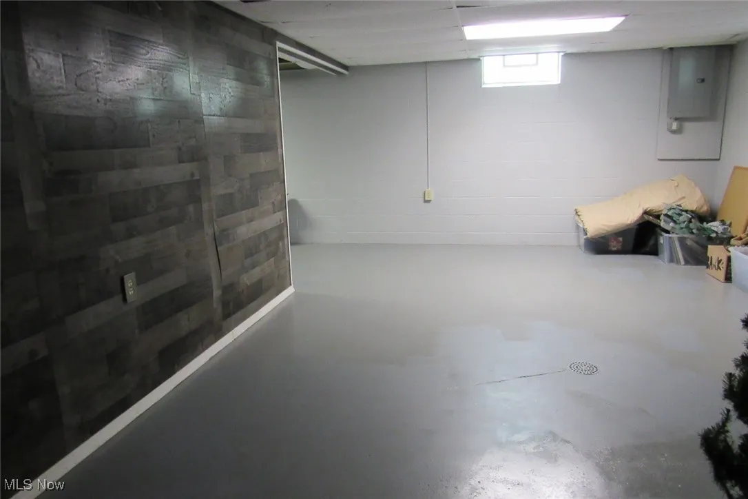 Basement offers additional living space.