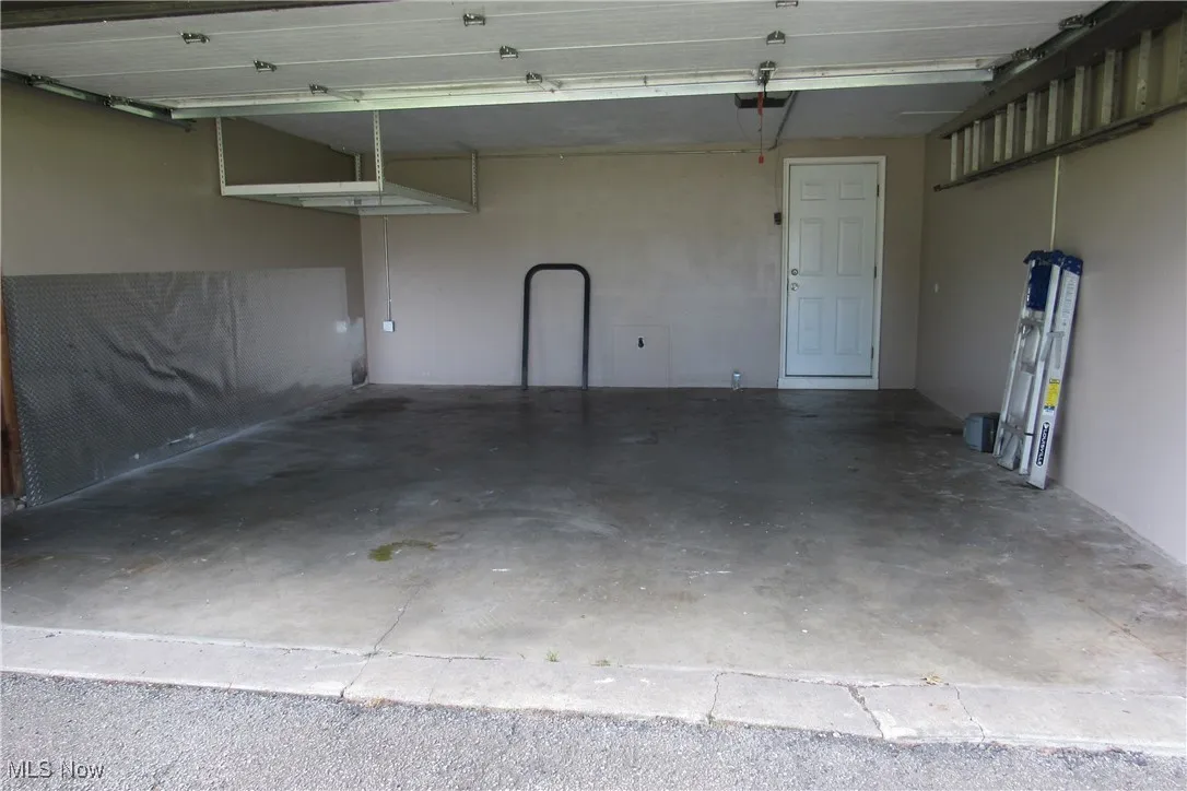 Big, clean garage.