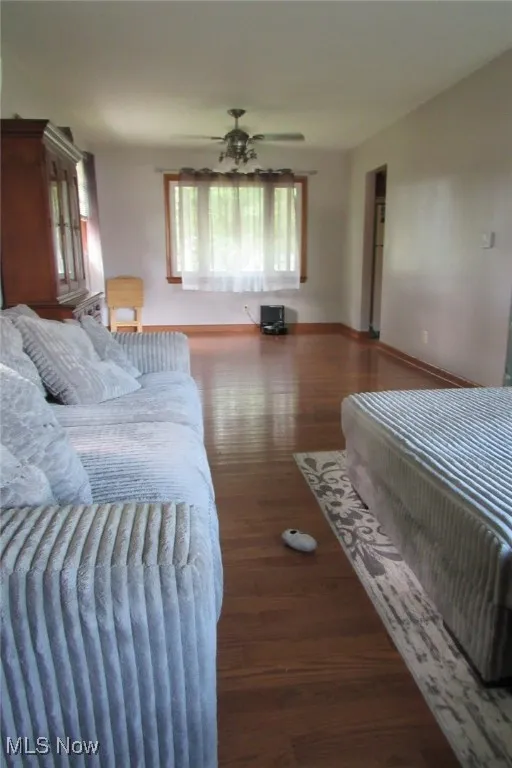 From living room looking toward the dining area.