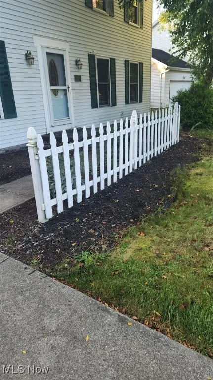 Doorway to property