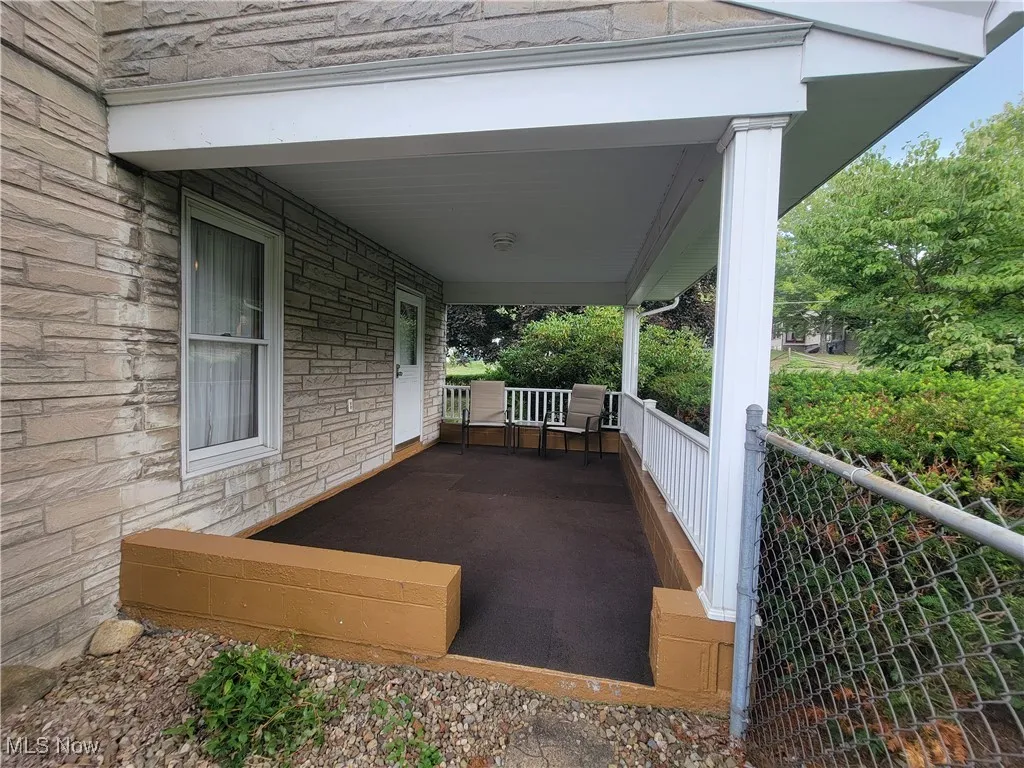 View of patio