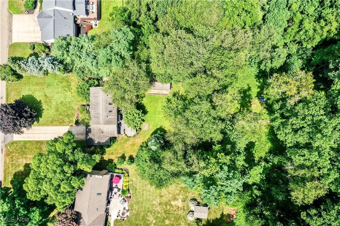Aerial overview of property's location