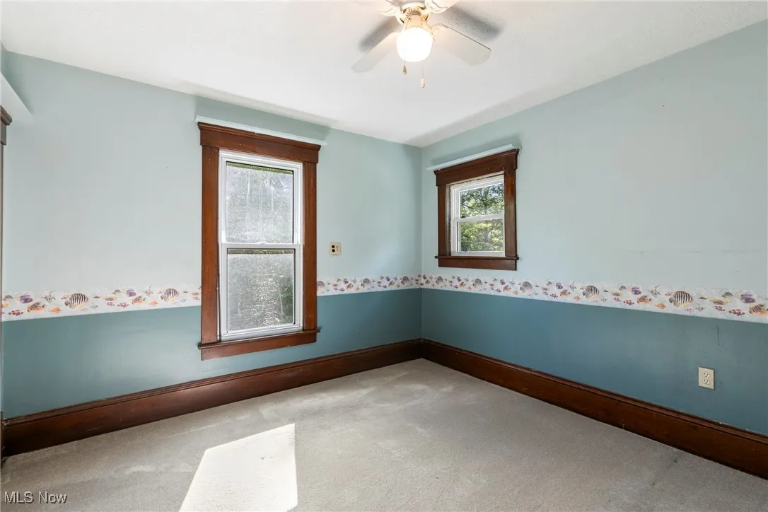Bedroom at rear of home