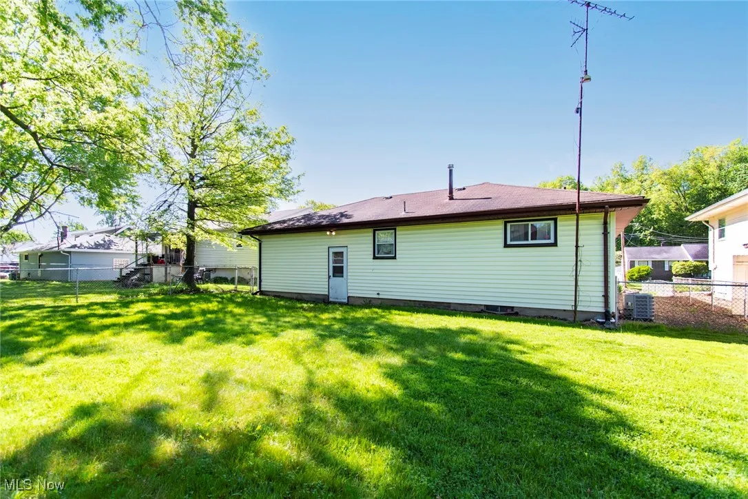 Back of property
