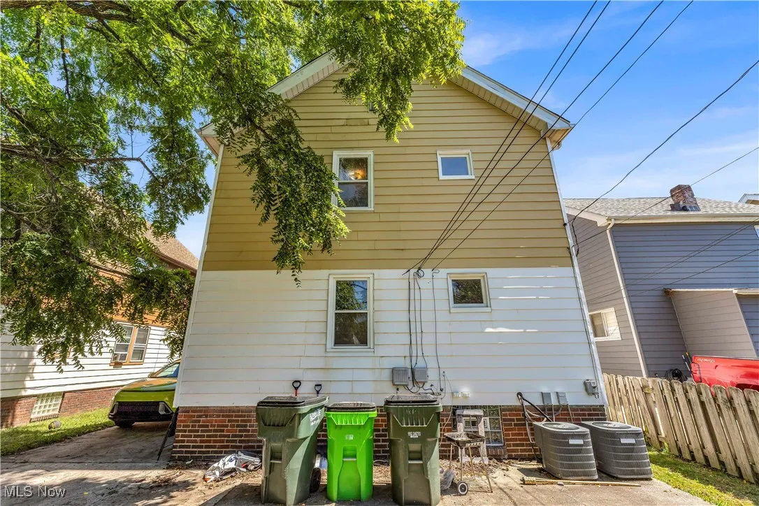 Back of property featuring a patio