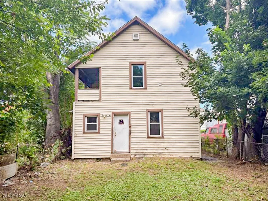 View of back of property