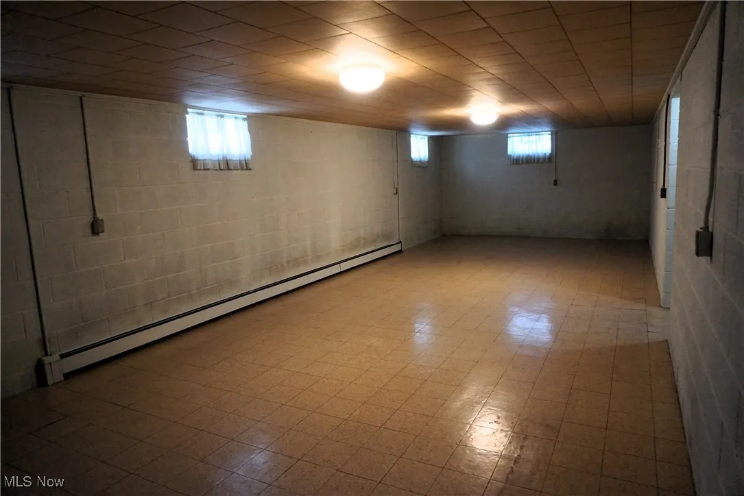 Basement rec room