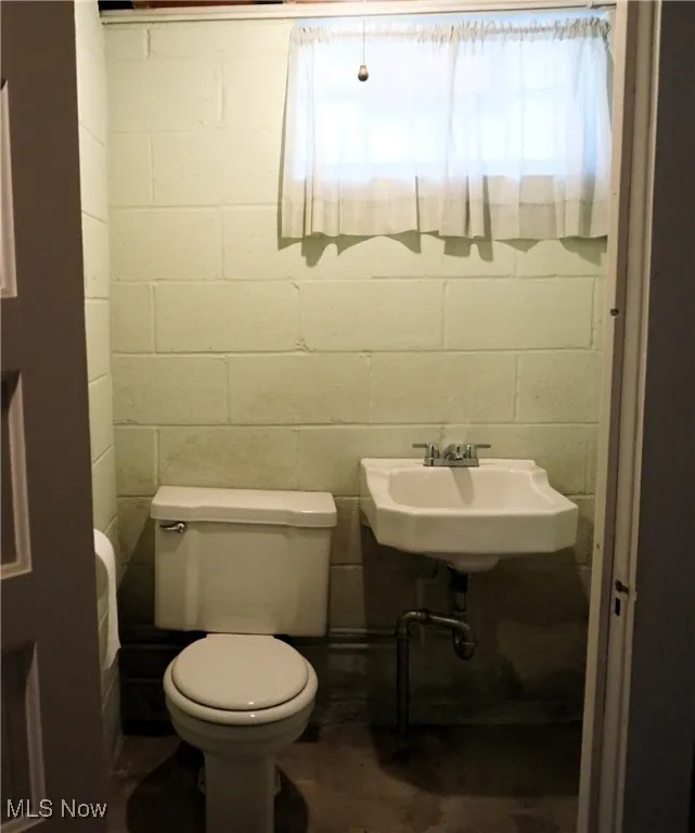 Basement bathroom